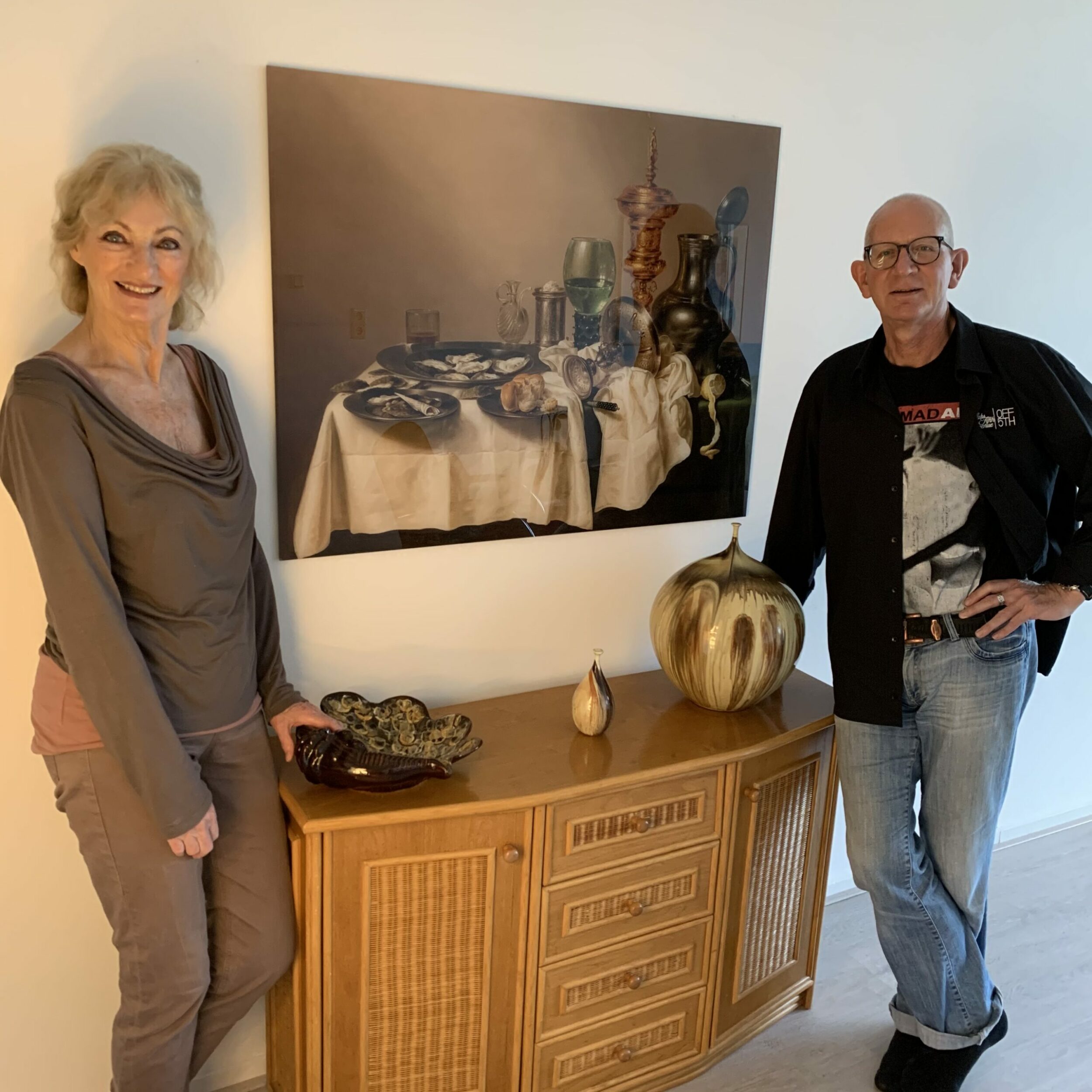 Afbelleding op plexiglas Joke en Jaap - reviews