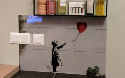 Backsplash met Banksy