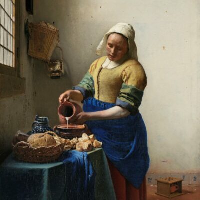 Het melkmeisje van Johannes Vermeer