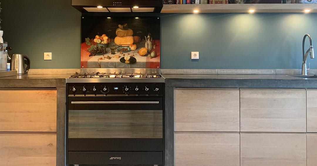 Spatscherm keuken Leila Spatscherm keuken Leila