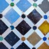 Marokkaanse tegels blauw