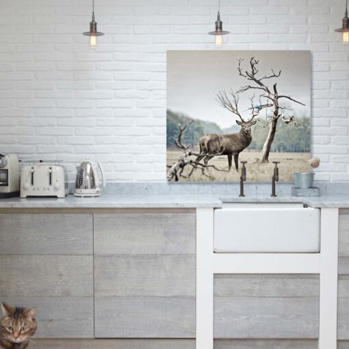 Wanddecoratie met hert