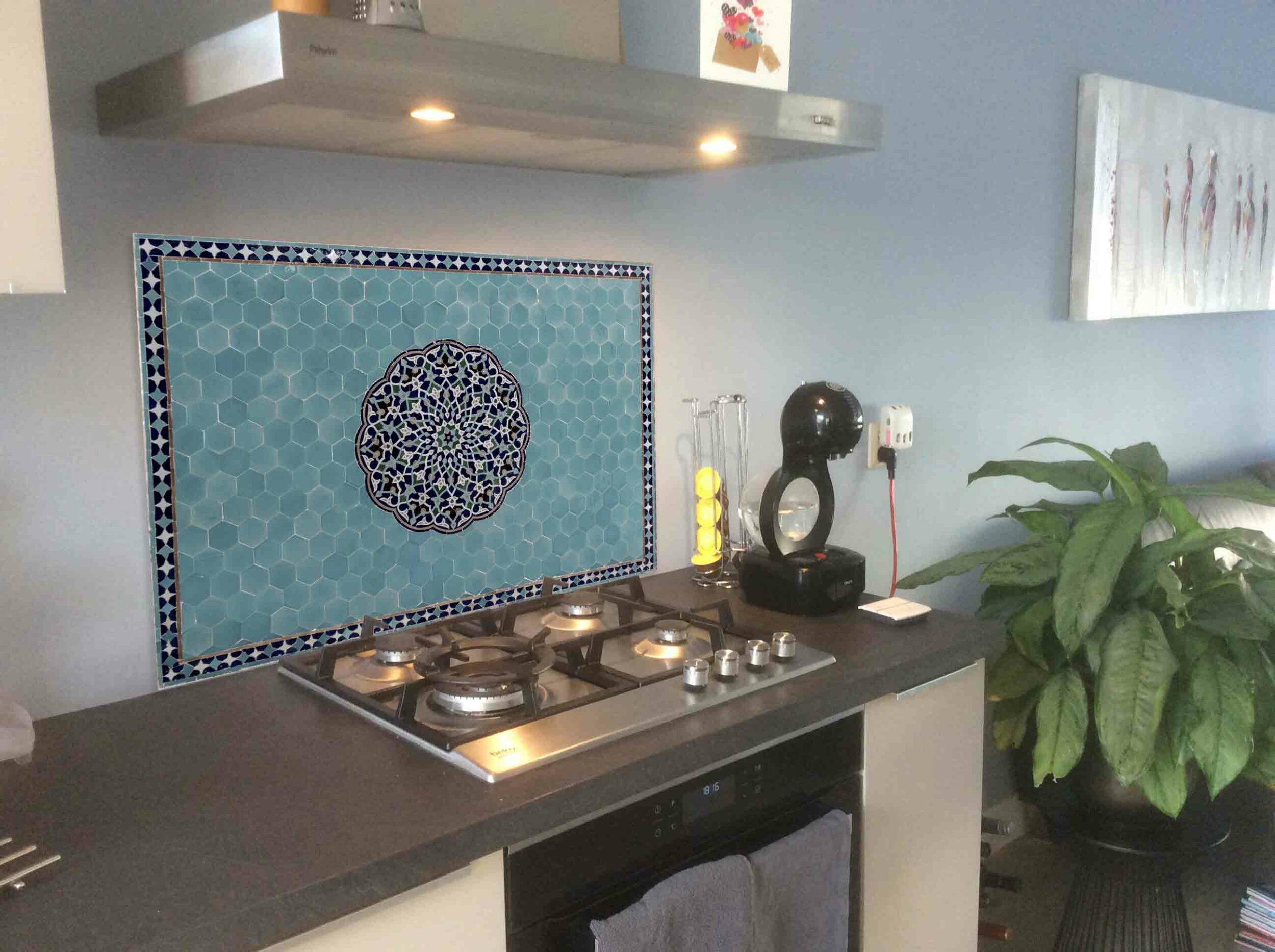 keuken-spatscherm-marokkaanse-tegels