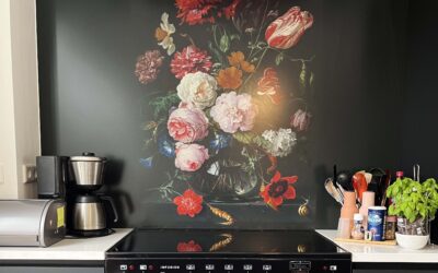 Keuken spatwand met stilleven uit Rijksmuseum