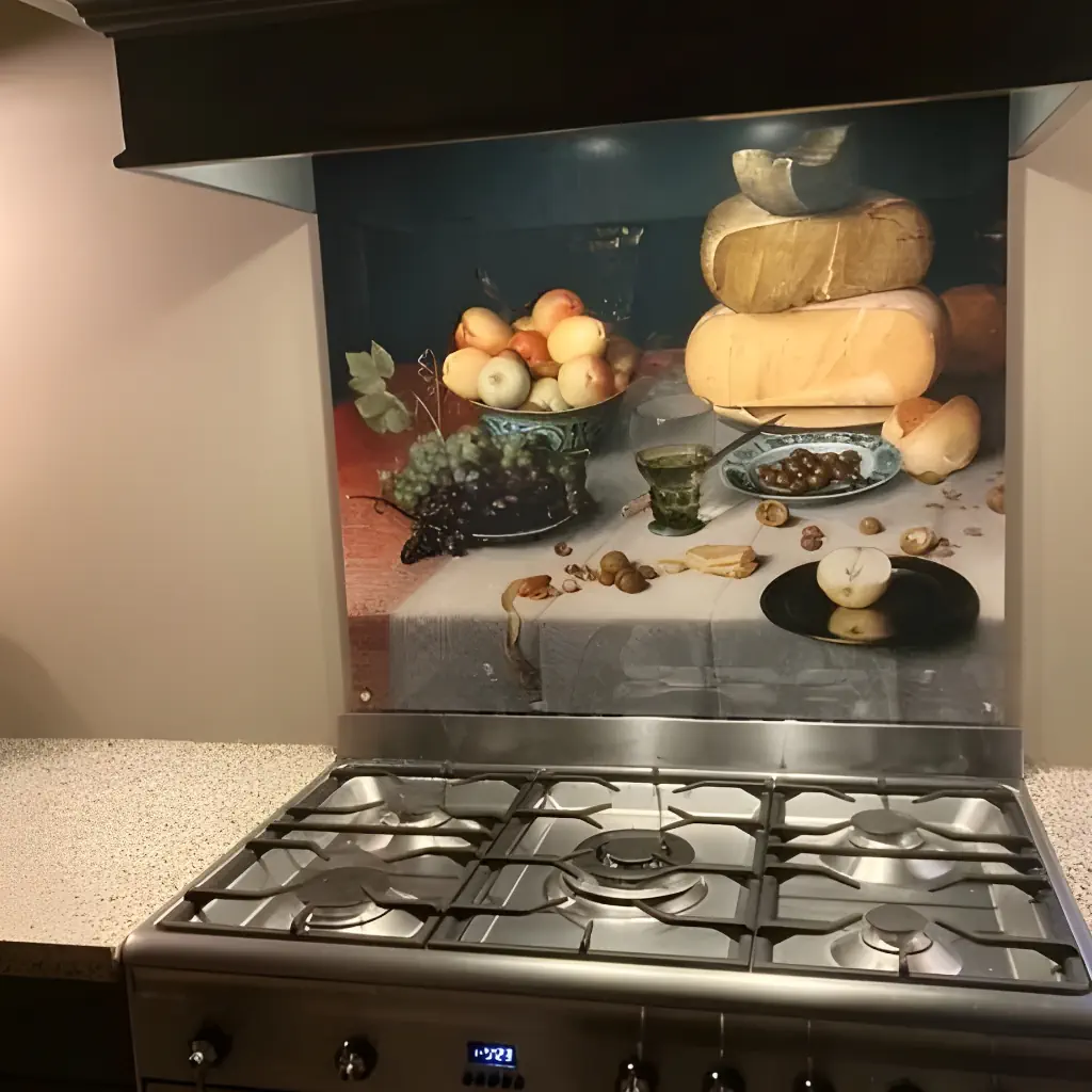 Achterwand keuken oude meester