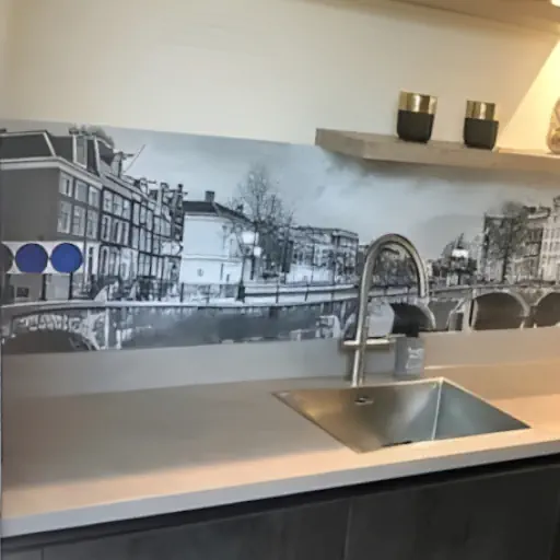 Kan ik een achterwand in mijn keuken over tegels heen plaatsen 01