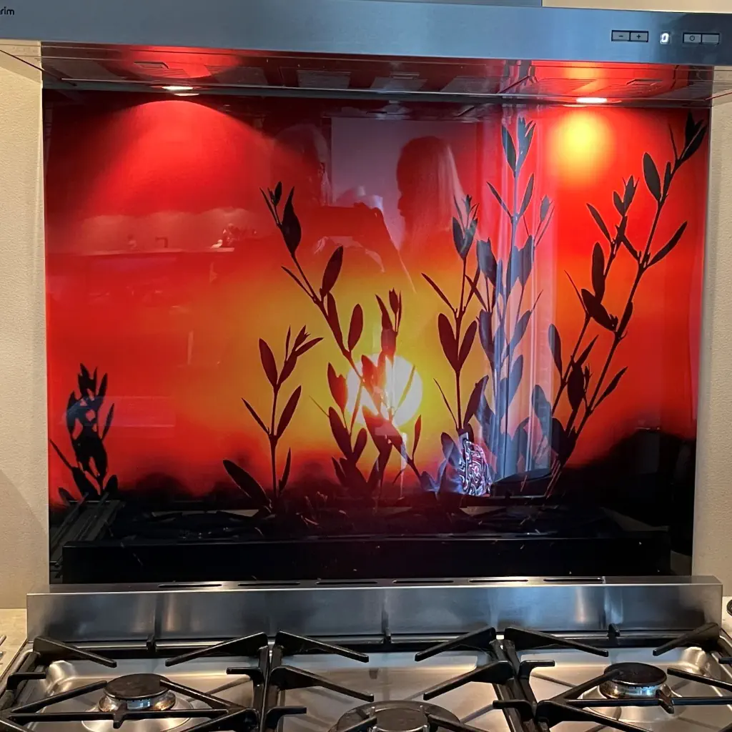 Keuken spatscherm met eigen foto