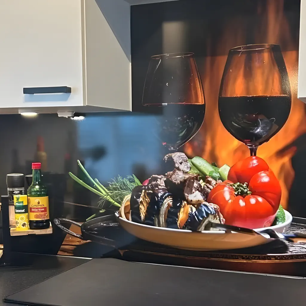 Keuken spatscherm met eigen ontwerp