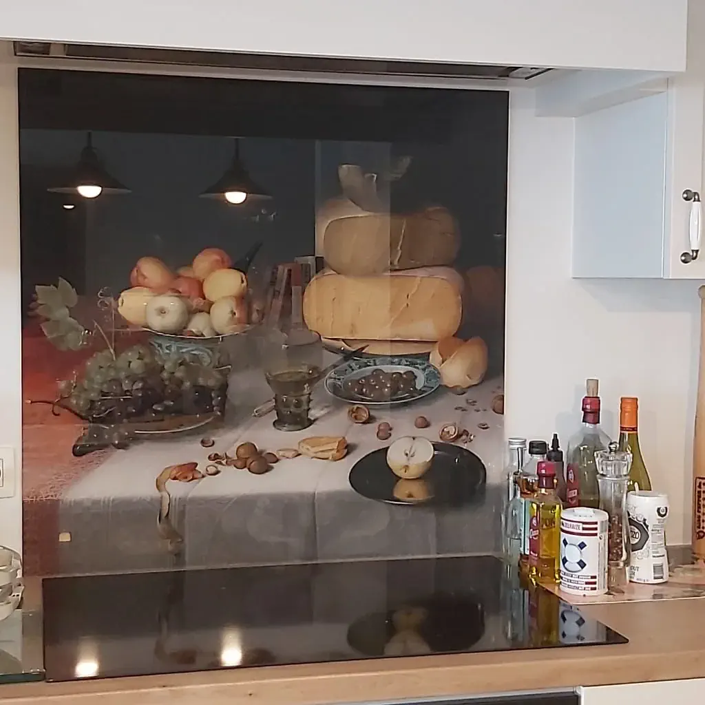 Spatscherm met Kazen uit het Rijksmuseum