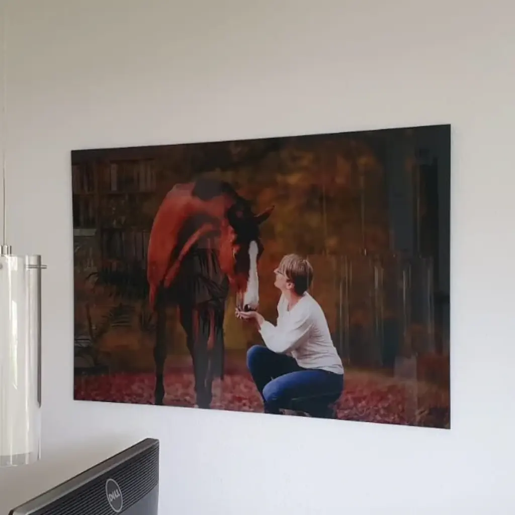 Wanddecoratie met schitterend eigen paard