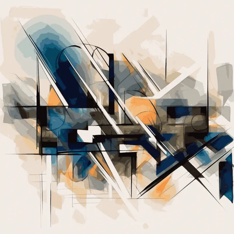 Abstract Lijnenwerk abstract-lijnenwerk