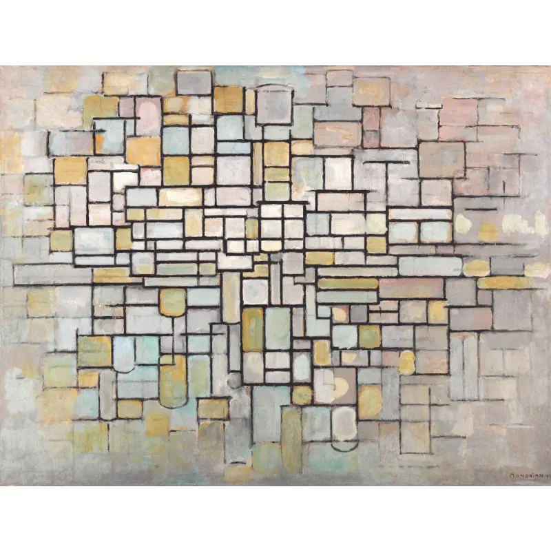 Compositie Nummer 2 van Mondriaan compositie-nummer-2-van-mondriaan
