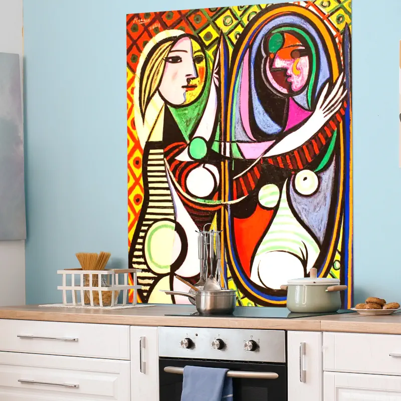 Dame voor een Spiegel van Pablo Picasso Dame voor een Spiegel van Pablo Picasso - Afbeelding 2