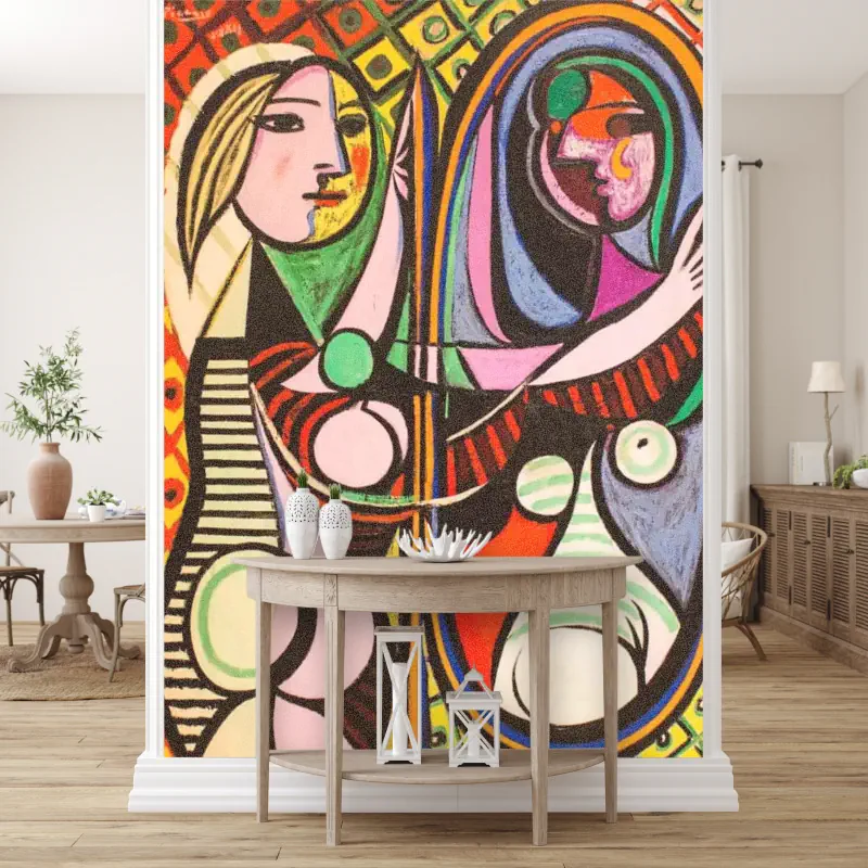 Dame voor een Spiegel van Pablo Picasso Dame voor een Spiegel van Pablo Picasso - Afbeelding 4