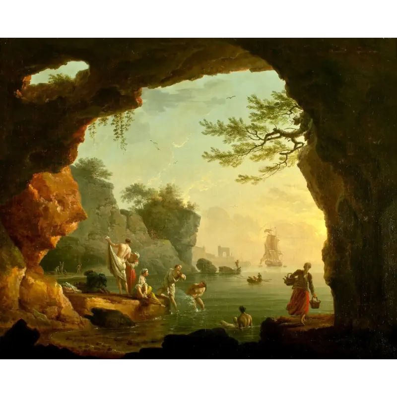 De Badgasten van Claude Joseph Vernet de-badgasten-van-claude-vernet