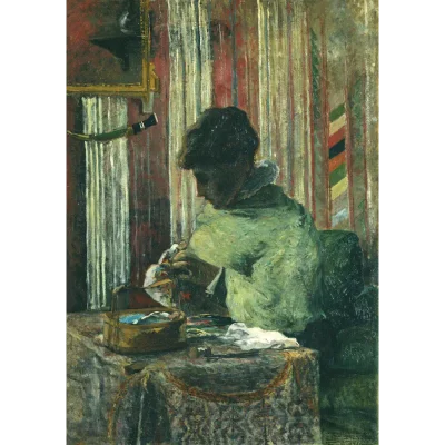 de-borduurster-van-gauguin
