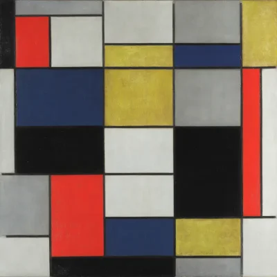de-grote-compositie-a-van-mondriaan