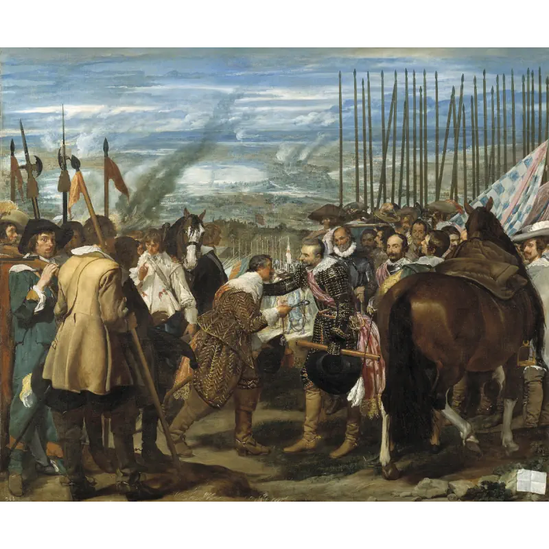 De Overgave in Breda van Velazquez de-overgave-in-breda-velazquez