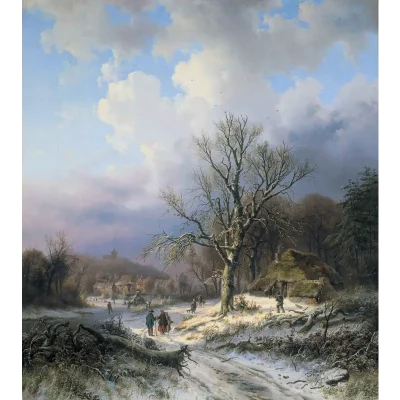 een-sneeuwlandschap-van-alexander-daiwaille