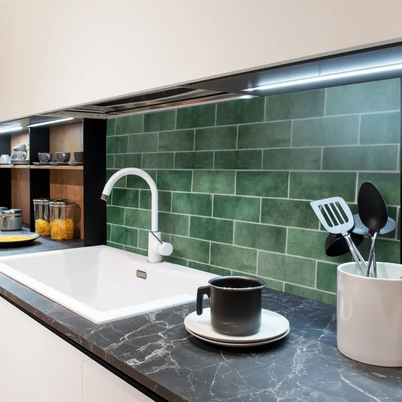 Groen Marmeren Tegeldesign Groen Marmeren Tegeldesign - Afbeelding 6