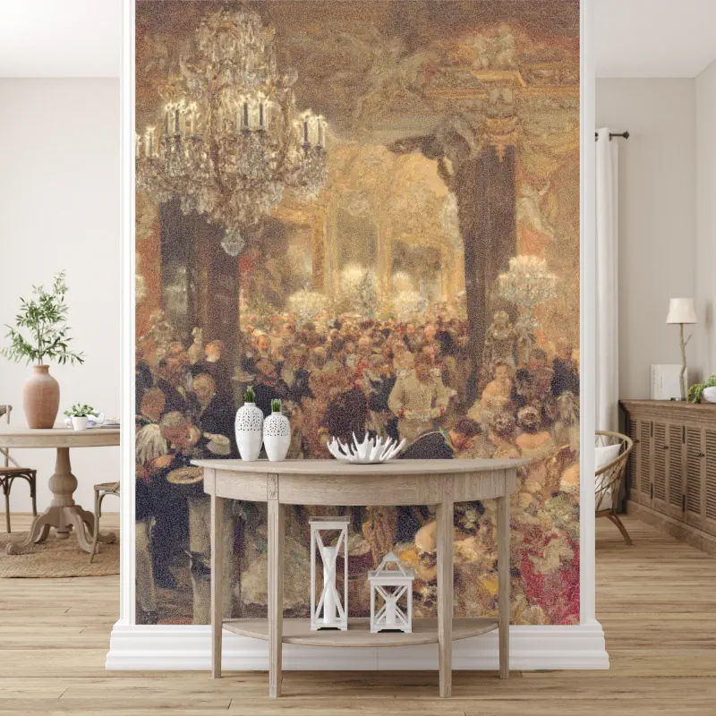 Het Diner op het Bal van Adolph Menzel Het Diner op het Bal van Adolph Menzel - Afbeelding 4