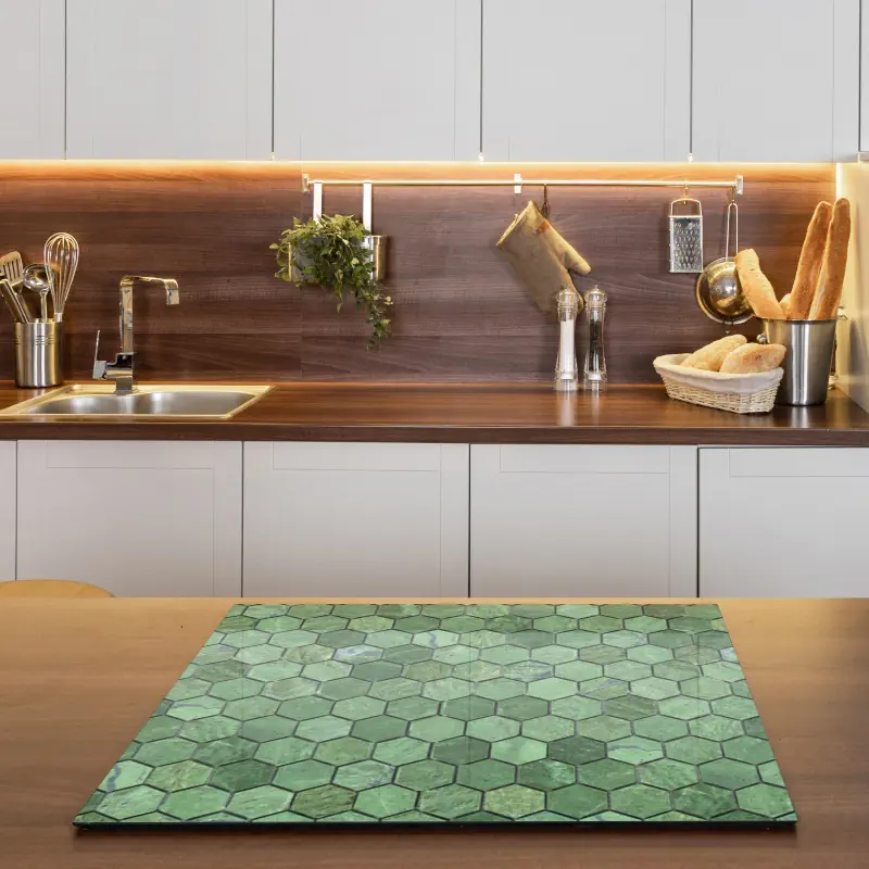 Hexagon Design in het Groen Hexagon Design in het Groen - Afbeelding 3