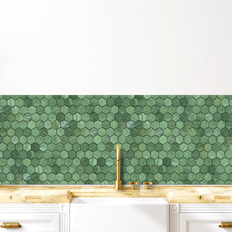 Hexagon Design in het Groen Hexagon Design in het Groen - Afbeelding 5