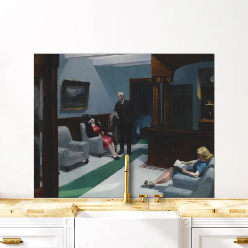 Hotel Lobby van Edward Hopper Hotel Lobby van Edward Hopper - Afbeelding 5