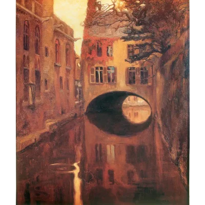 huis-op-een-brug van-diego-rivera