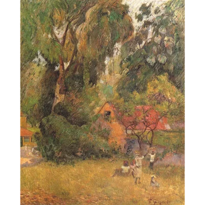 hutten-onder-de-bomen-van-gauguin
