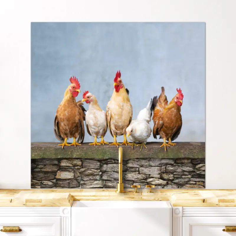 Kippen op een Muur Kippen op een Muur - Afbeelding 5