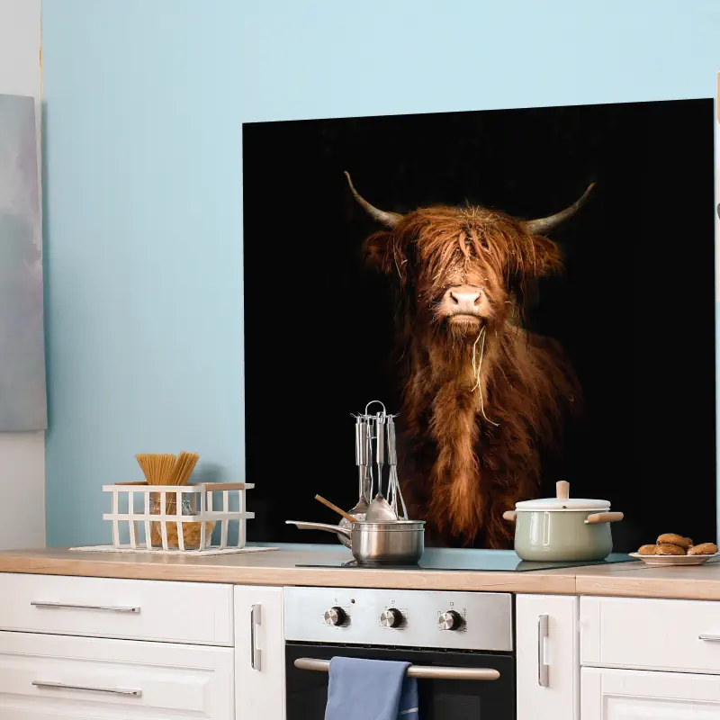 Portret van een Schotse Hooglander Portret van een Schotse Hooglander - Afbeelding 2
