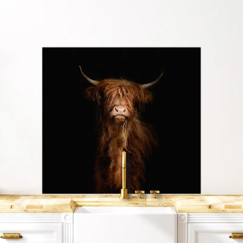 Portret van een Schotse Hooglander Portret van een Schotse Hooglander - Afbeelding 5