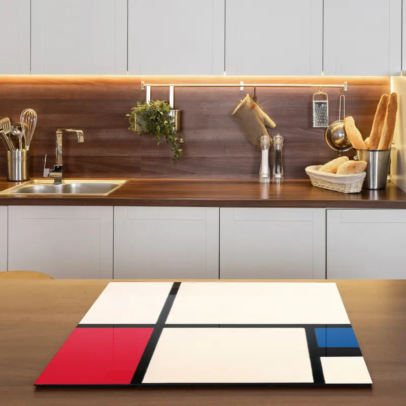 Rood Blauwe Compositie Nummer 1 van Mondriaan Rood Blauwe Compositie Nummer 1 van Mondriaan - Afbeelding 3
