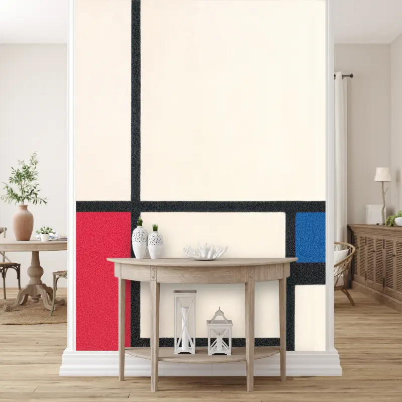 Rood Blauwe Compositie Nummer 1 van Mondriaan Rood Blauwe Compositie Nummer 1 van Mondriaan - Afbeelding 4