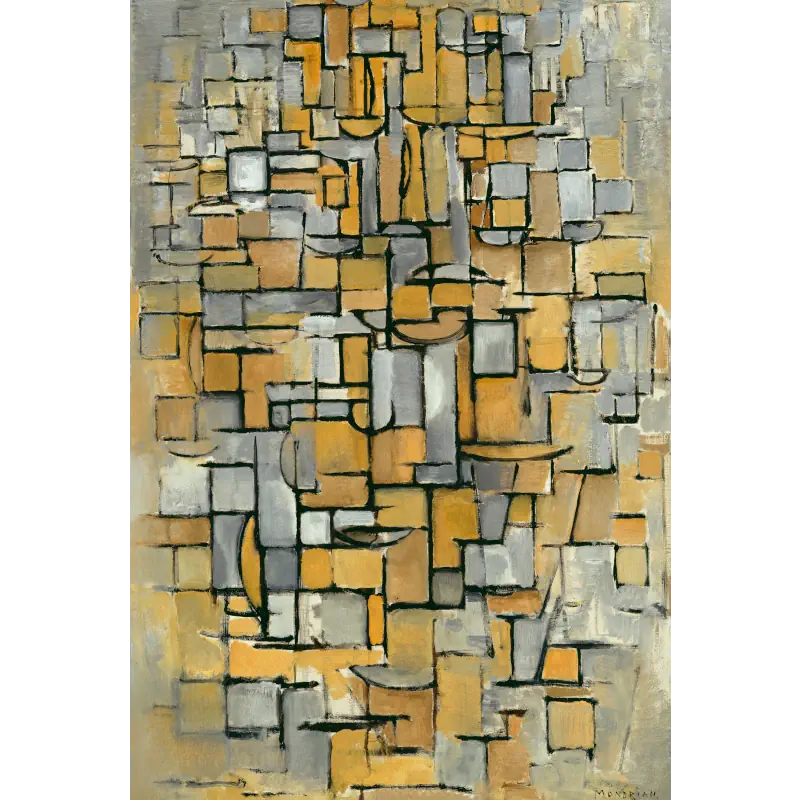 Tableau Nummer 1 van Mondriaan tableau-nummer-1-van-mondriaan