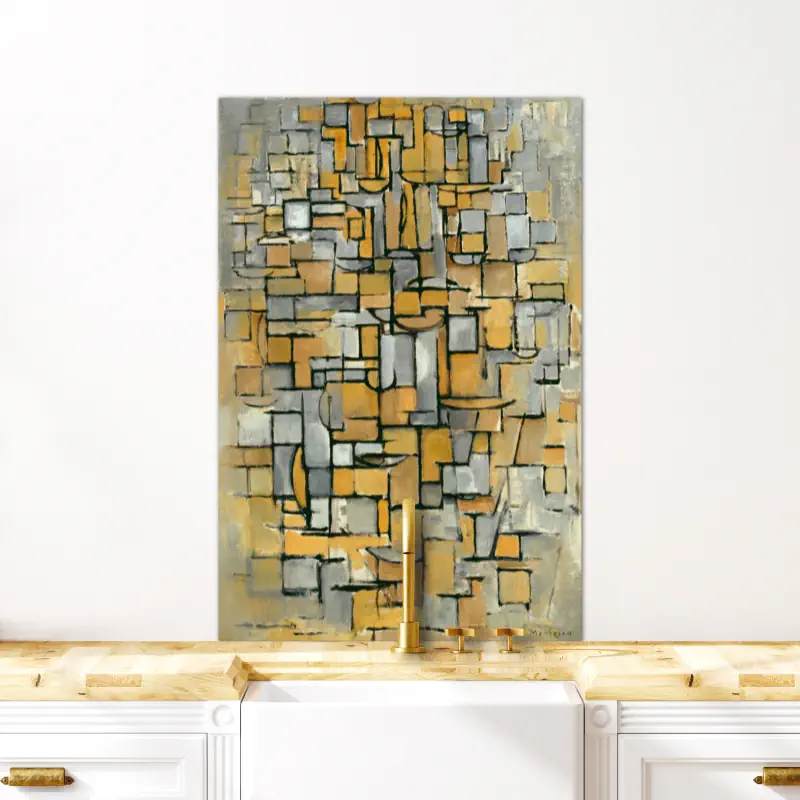Tableau Nummer 1 van Mondriaan Tableau Nummer 1 van Mondriaan - Afbeelding 5
