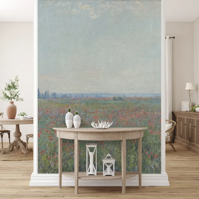 Veld met Klaprozen van Monet Veld met Klaprozen van Monet - Afbeelding 4