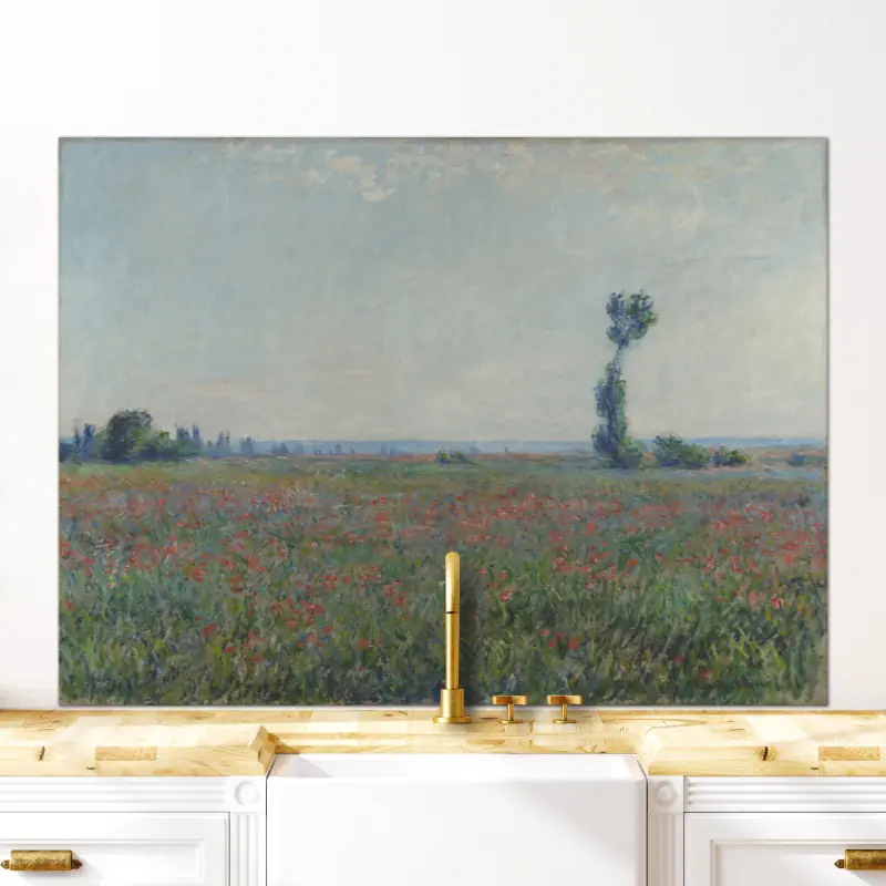 Veld met Klaprozen van Monet Veld met Klaprozen van Monet - Afbeelding 5
