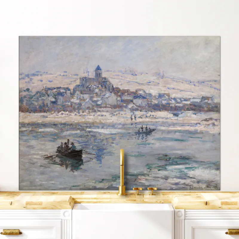 Vétheuil in de Winter van Monet Vétheuil in de Winter van Monet - Afbeelding 5