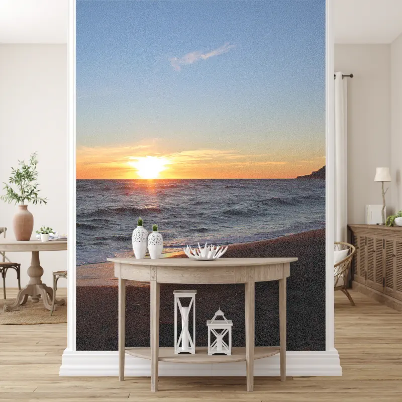 Zonsondergang op het Strand Zonsondergang op het Strand - Afbeelding 4