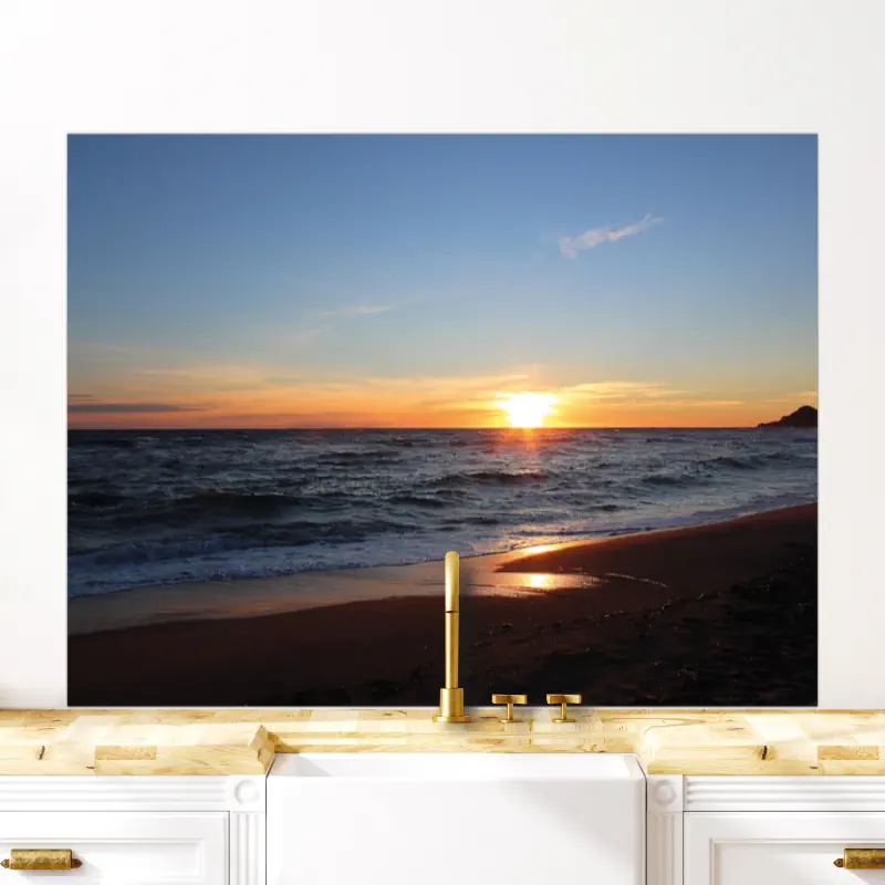 Zonsondergang op het Strand Zonsondergang op het Strand - Afbeelding 5