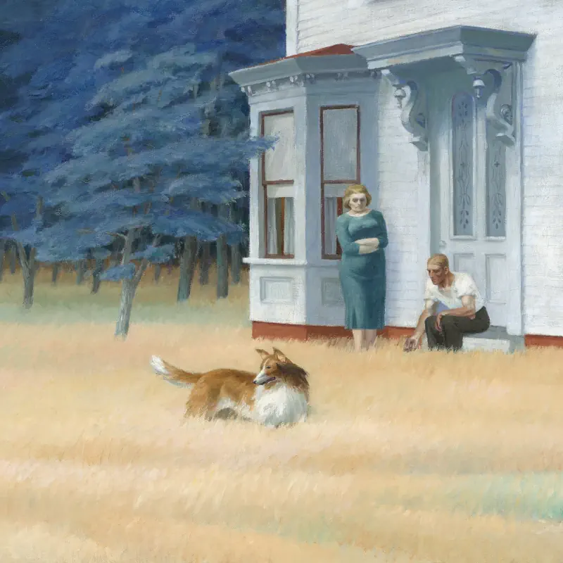 cape-cod-in-de-avond-edward-hopper cape cod in de avond edward hopper