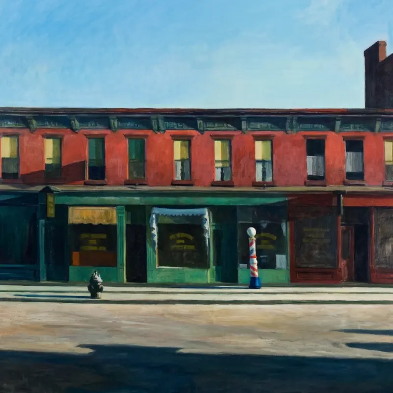 een-vroege-zondagmorgen-van-edward-hopper een vroege zondagmorgen van edward hopper