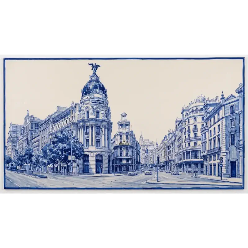 De Gran Via in Madrid De Gran Via in Madrid