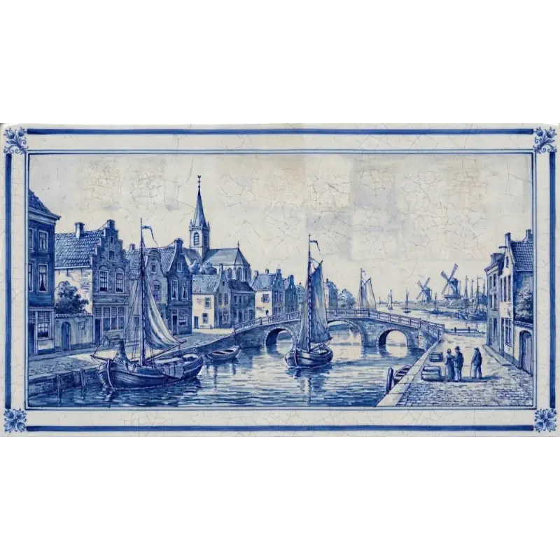 Zicht op een Oud Vissersdorp Zicht op een Oud Vissersdorp
