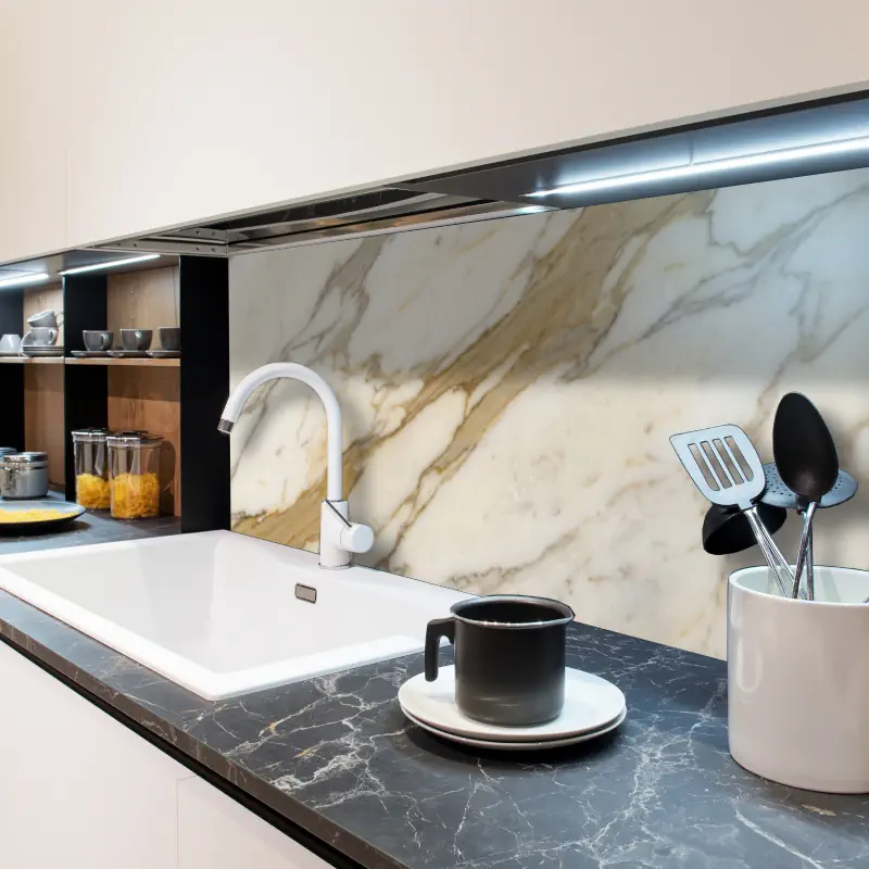 Marmerlook Calacatta Gold Type 06 marmerlook-keuken-achterwand-calacatta-gold-type-06E