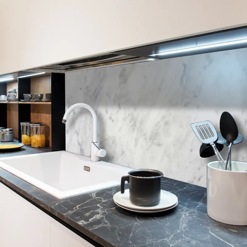 Marmerlook Carrara Type 02 marmerlook-keuken-achterwand-carrara-type-02E