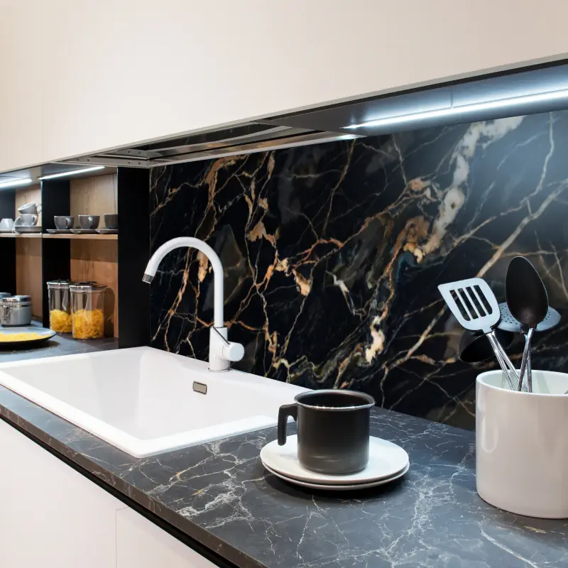 Marmerlook Nero Marquina Type 02 Marmerlook Nero Marquina Type 02 - Afbeelding 6
