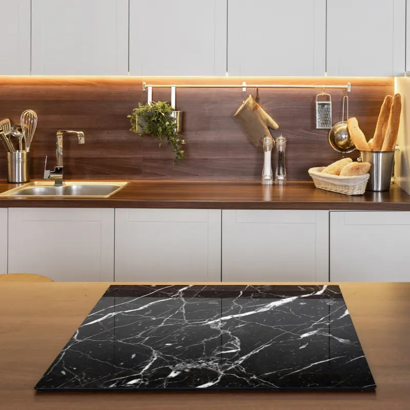Marmerlook Nero Marquina Type 06 marmerlook-keuken-achterwand-nero marquina-type-06B